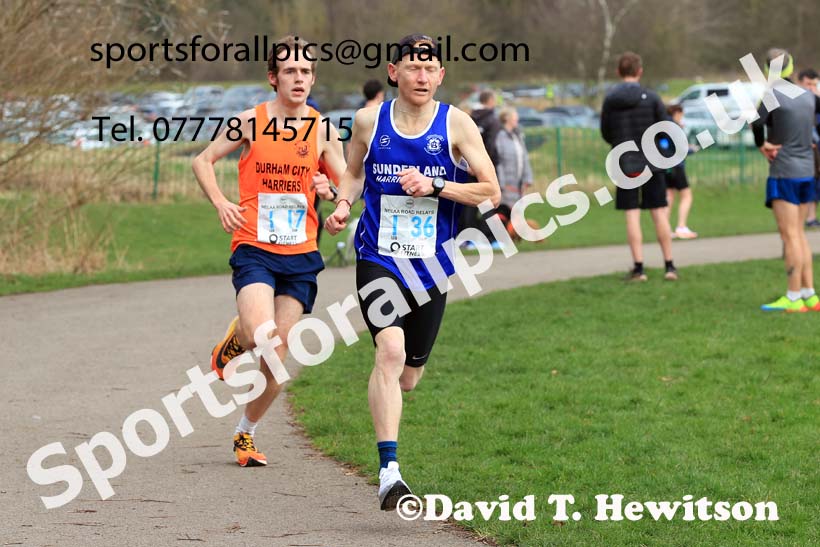 Senior and Veteran Men in the 2024 NECAA Road Relays Champs., Hetton Lyons Country Park, Hetton le Hole, County Durham. Photo: David T. Hewitson/Sports for All Pics